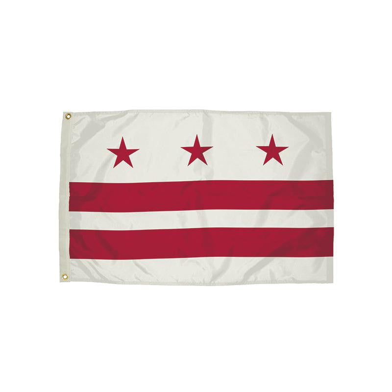 3X5 NYLON DISTRICT OF COLUMBIA FLAG