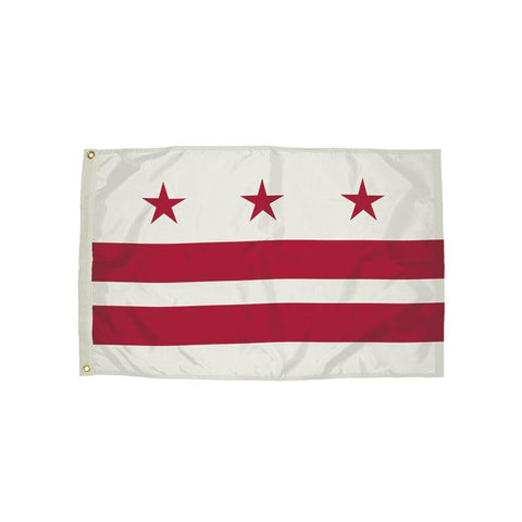 3X5 NYLON DISTRICT OF COLUMBIA FLAG