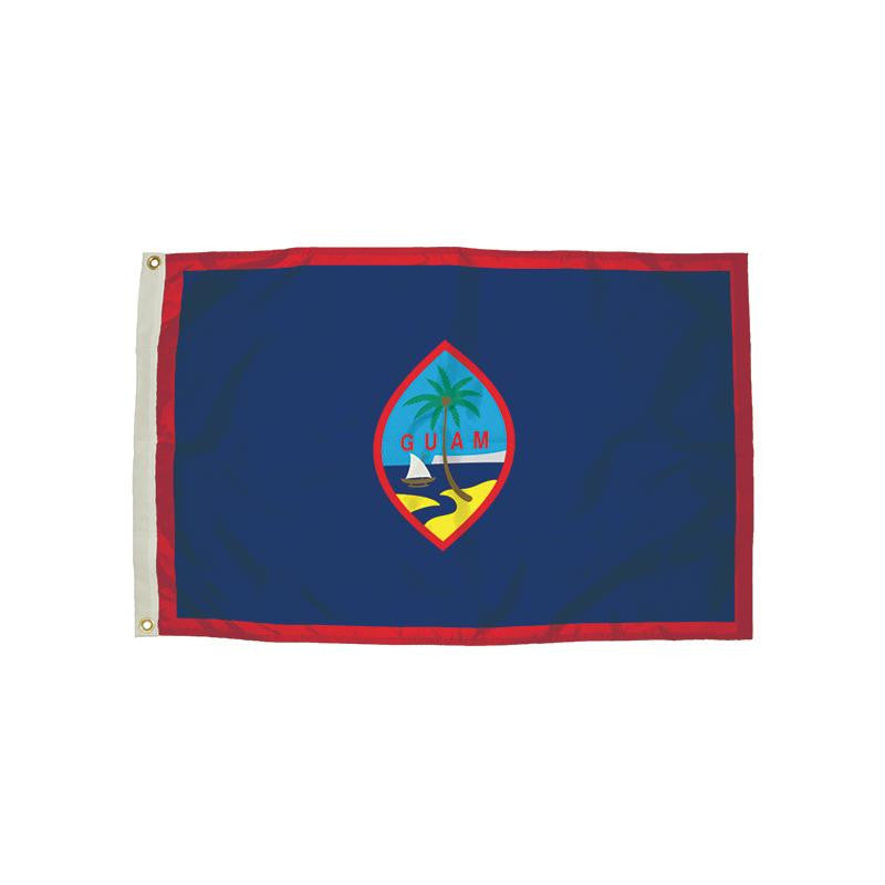 3X5 NYLON GUAM FLAG HEADING &