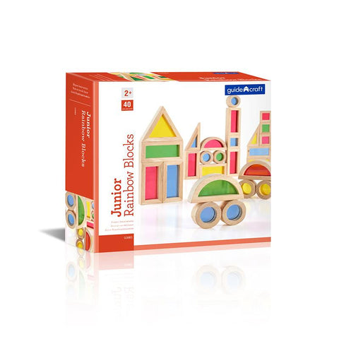 JR RAINBOW BLOCKS 40 PIECE SET