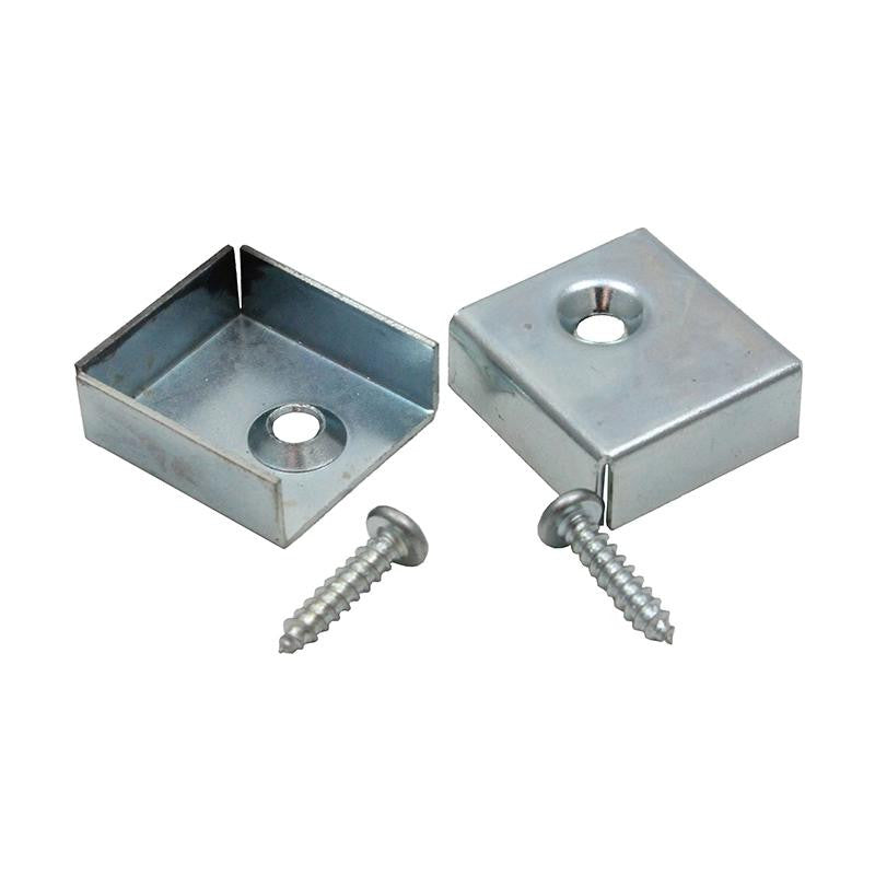 MAP-DISPLAY RAIL END CAP PAIR 1INCH