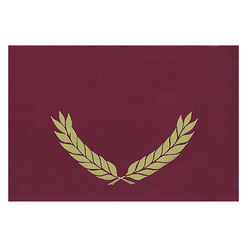 EMBOSSED CERTIFICATE FOLDERS MAROON