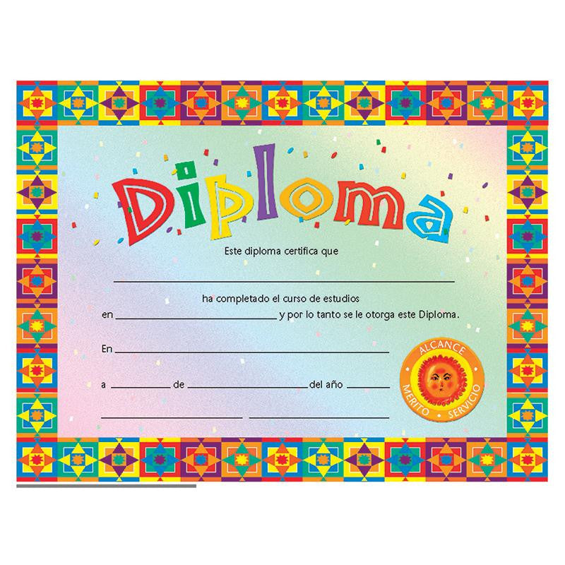 CERTIFICATES DIPLOMA SPANISH 30-SET