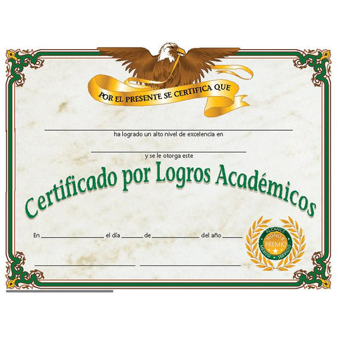 CERTIFICATE OF ACHIEVEMENT 30-SET