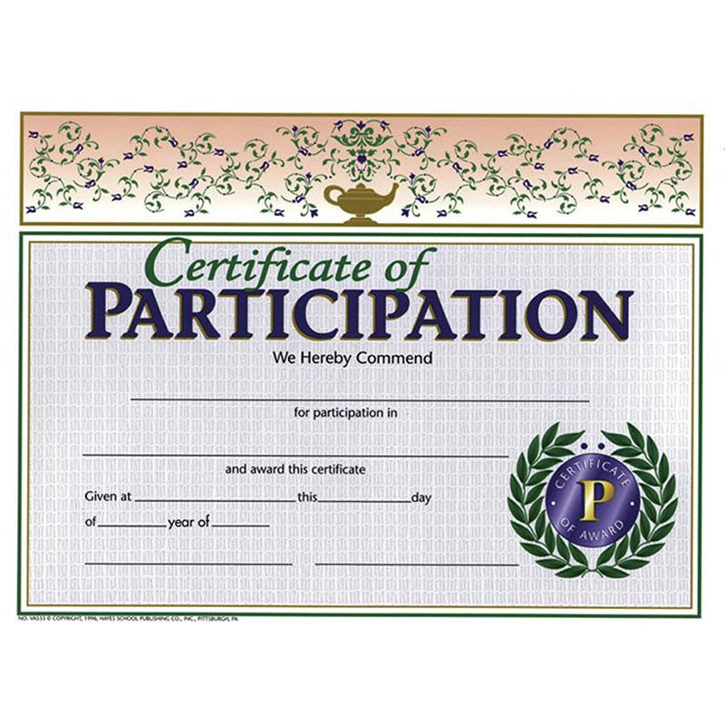 CERTIFICATES OF PARTICIPATION 30-PK