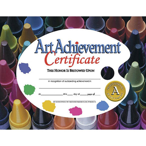 CERTIFICATES ART ACHIEVEMENT 30-PK