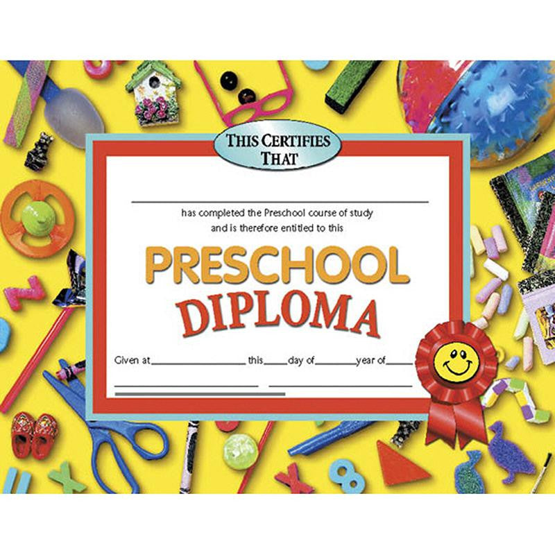 DIPLOMAS PRESCHOOL 30-PK 8.5 X 11