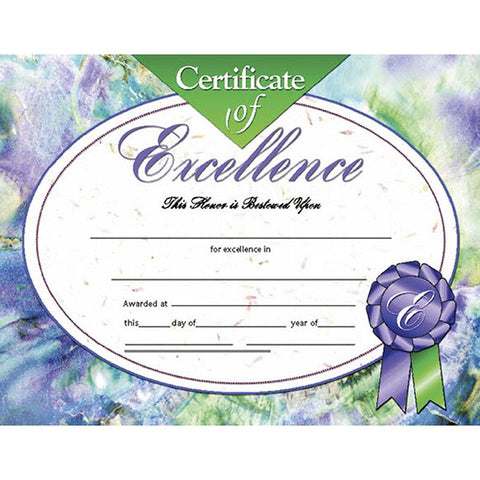 CERTIFICATES OF EXCELLENCE 30-PK