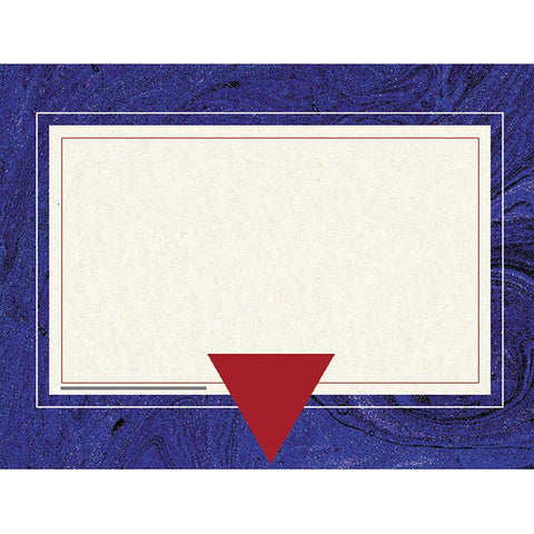 BLUE MARBLE CERTIFICATE BORDER