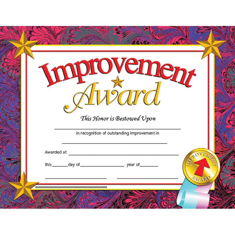 CERTIFICATES IMPROVEMENT 30-PK