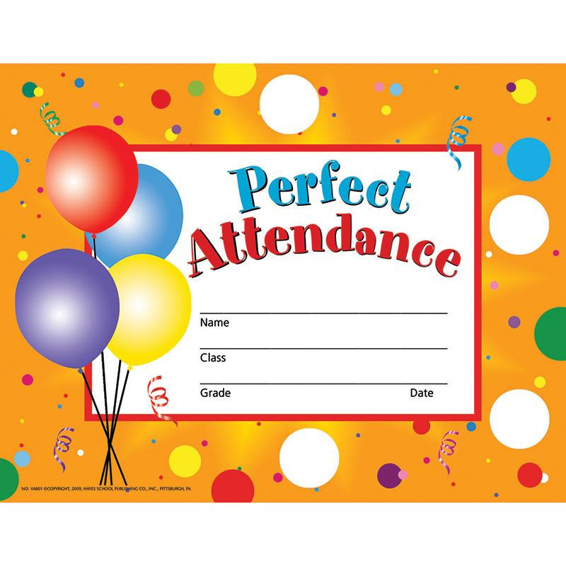 PERFECT ATTENDANCE 30-SET