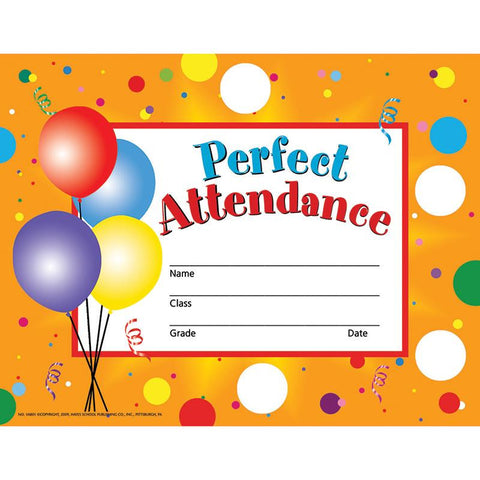 PERFECT ATTENDANCE 30-SET