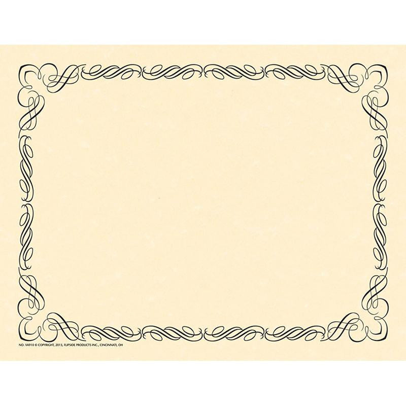 ARABESQUE BORDER PAPER BLACK