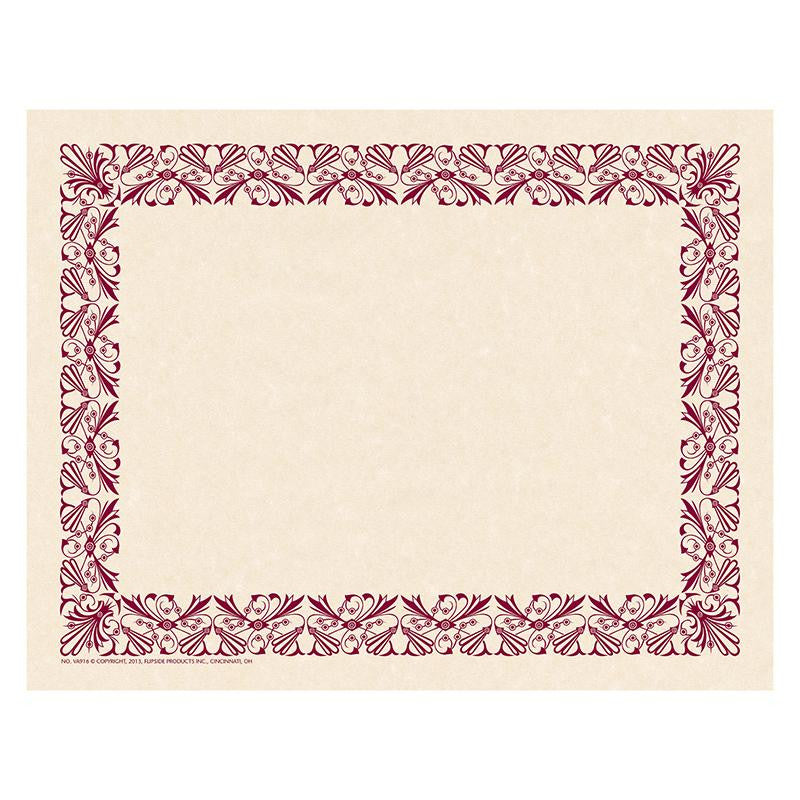 ART DECO BORDER PAPER PLUM