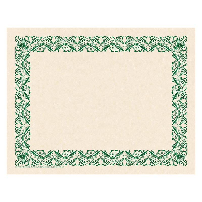 ART DECO BORDER PAPER GREEN