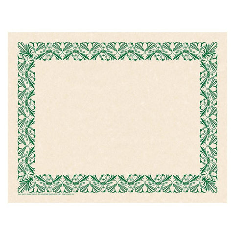 ART DECO BORDER PAPER GREEN