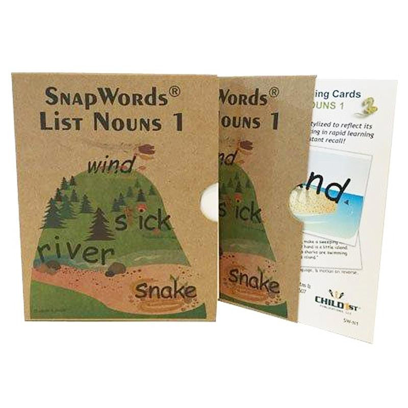 SNAPWORDS TEACHING CARDS LIST N