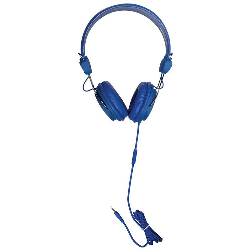 TRRS HEADSETS INLINE MICROPHONE BLU