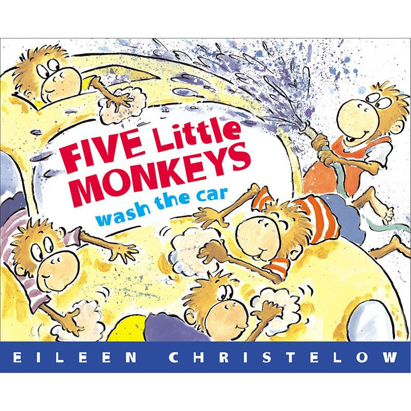 FIVE LITTLE MONKEYS WASH THE CAR