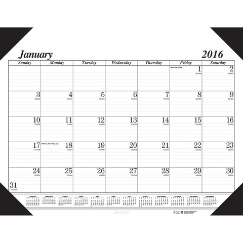 ECONOMY DESK PAD 12 MONTHS JAN -