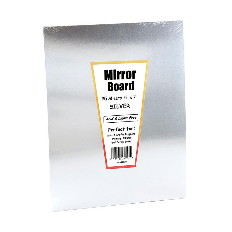 MIRROR BOARD 5 X 7IN 25SHTS