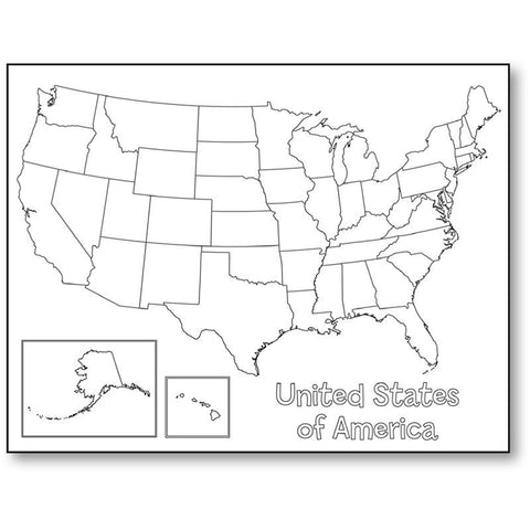 UNITED STATES MAP POSTER