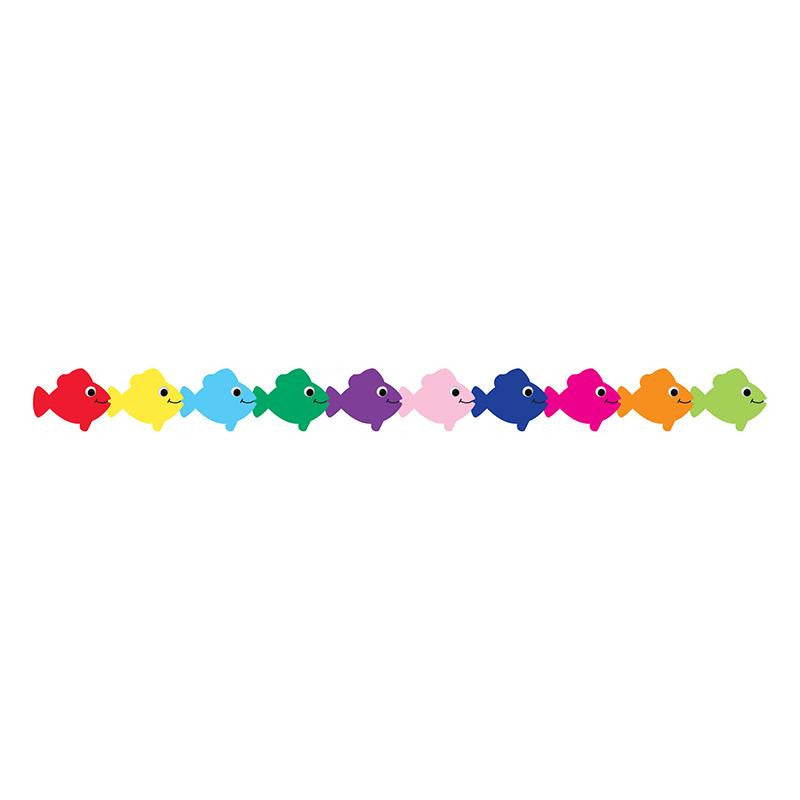 MULTI COLOR FISH DIE CUT CLASSROOM