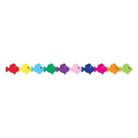 MULTI COLOR FISH DIE CUT CLASSROOM