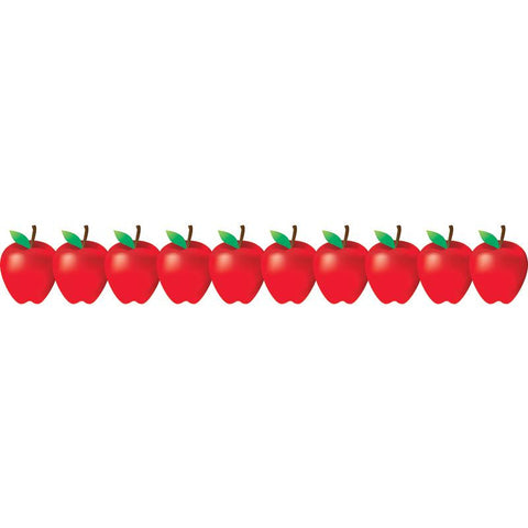 RED APPLES BORDER