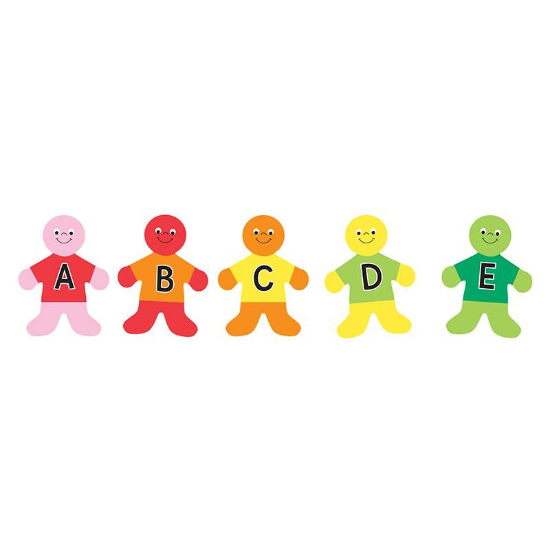 DIE CUT ACCENTS 7IN ALPHABET KIDS