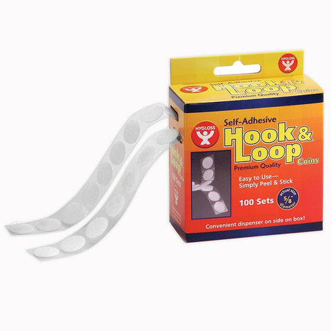 HOOK & LOOP FASTENER 5-8 COINS 100