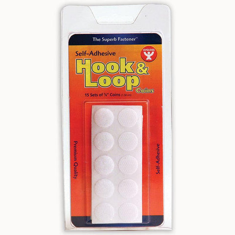 HOOK & LOOP FASTENER 5-8 COINS 15ST