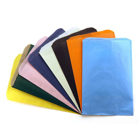 COLORFUL PAPER BAGS 6X9 ASSTD COLOR