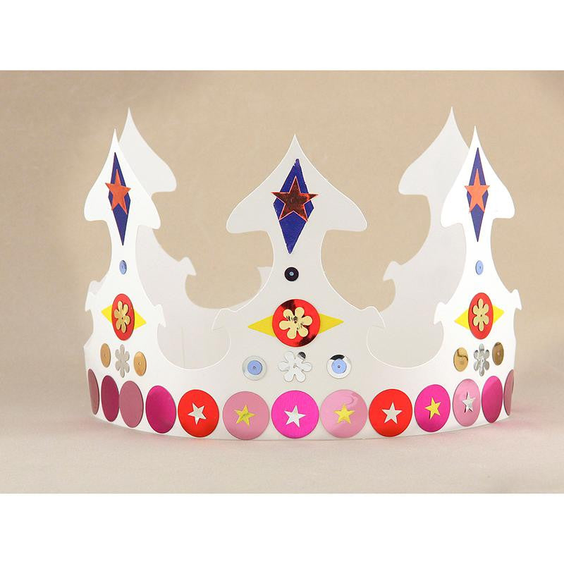 WHITE CROWNS PACK OF 24