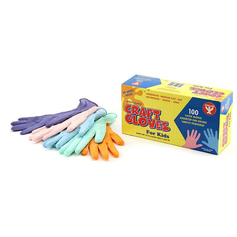 CRAFT GLOVES KIDS SIZE 100 PER BOX