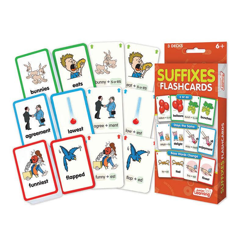 SUFFIXES FLASH CARDS