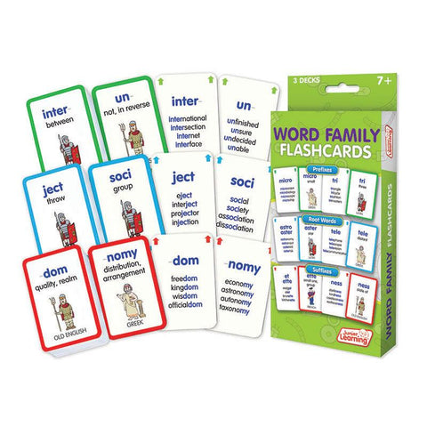 WORD FAMILIES FLASH CARDS