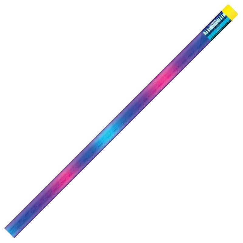 PENCILS METALLIC RAINBOW GLITZ 12PK