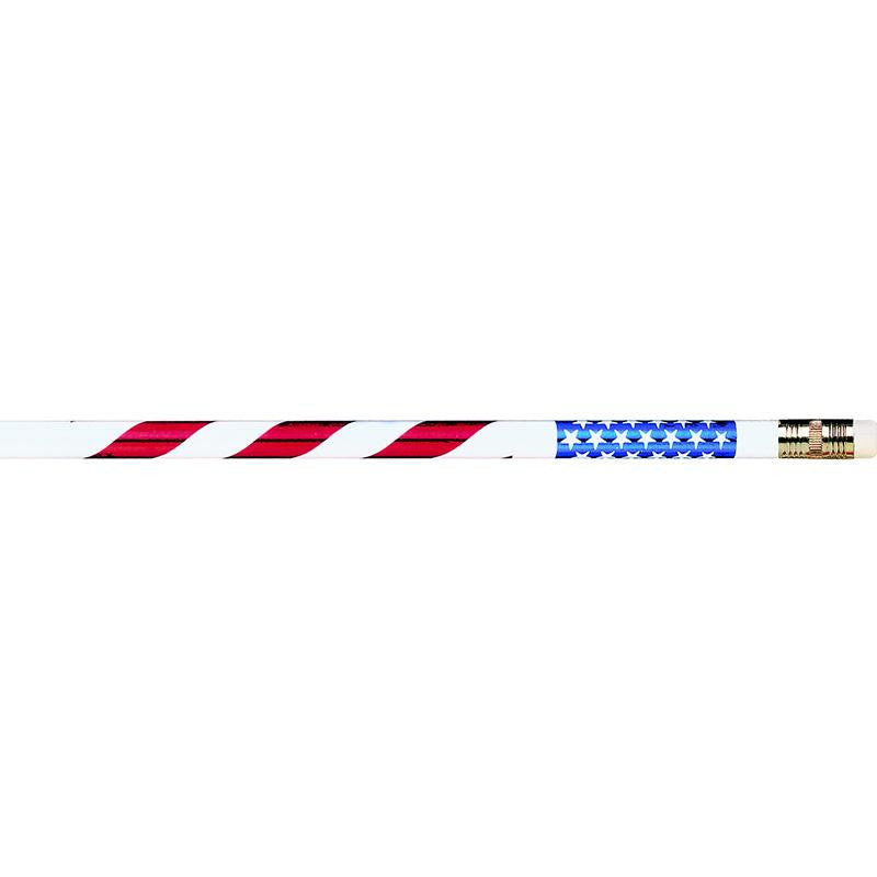 PENCILS STARS & STRIPES 12-PK