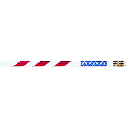 PENCILS STARS & STRIPES 12-PK