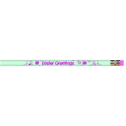 PENCILS EASTER GREETINGS 12-PK