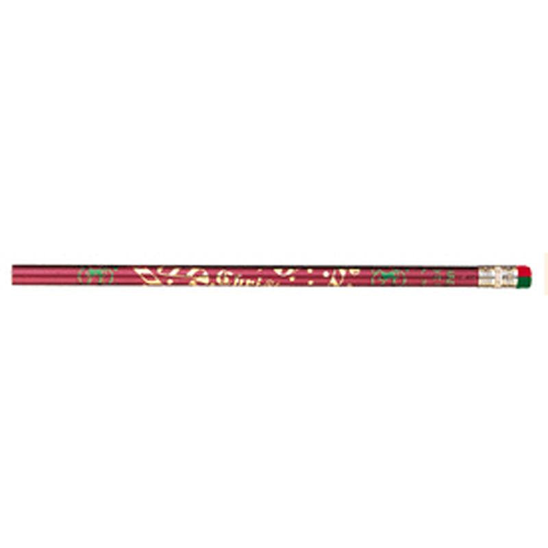 PENCILS MERRY CHRISTMAS ASST 12-PK