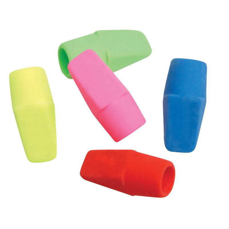 CAP ERASER BRIGHT COLORS 144-PK