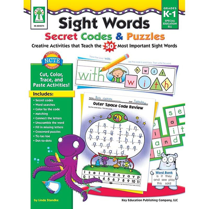 SIGHT WORDS SECRET CODES & PUZZLES