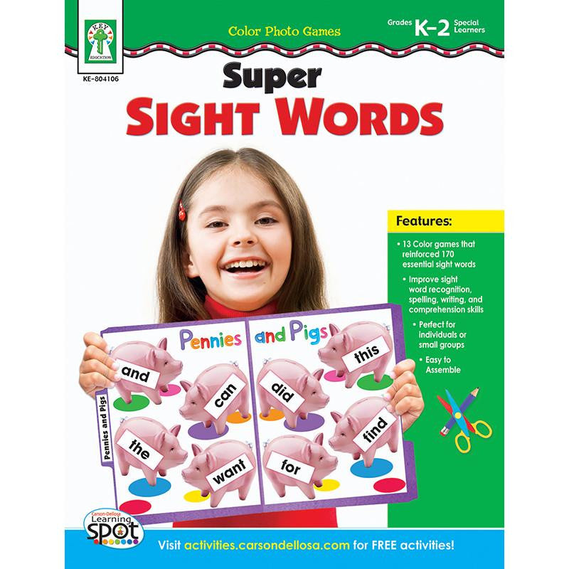 COLOR PHOTO GAMES SUPER SIGHT WORDS