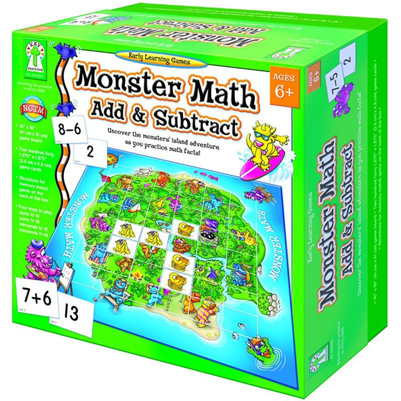 MONSTER MATH ADD AND SUBTRACT