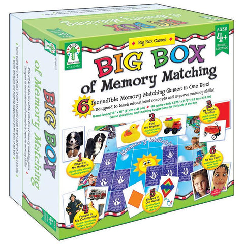 BIG BOX OF MEMORY MATCH GAMES