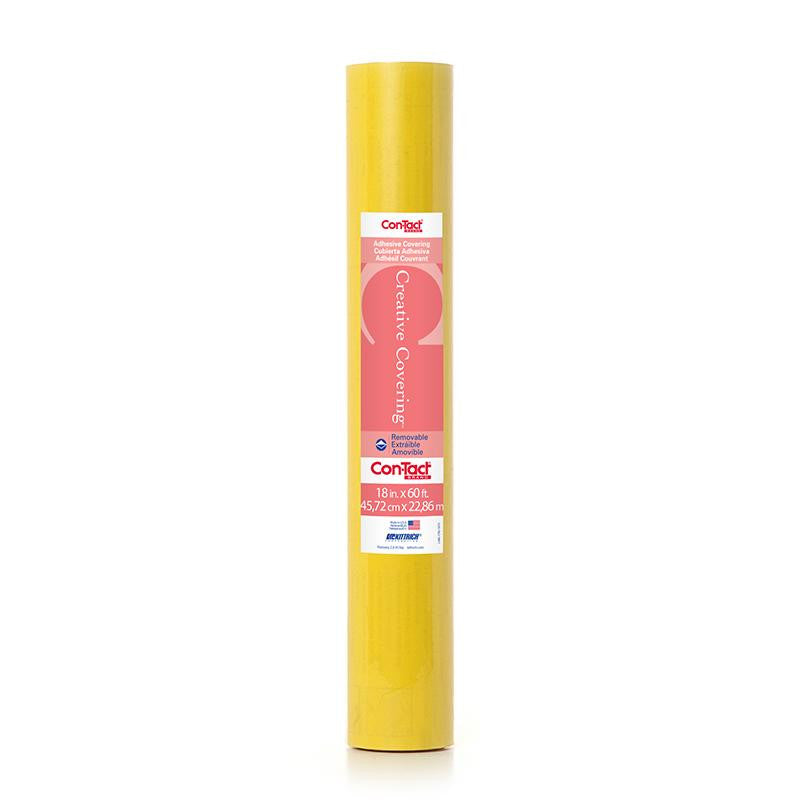 CONTACT ADHESIVE ROLL YLW 18X60FT