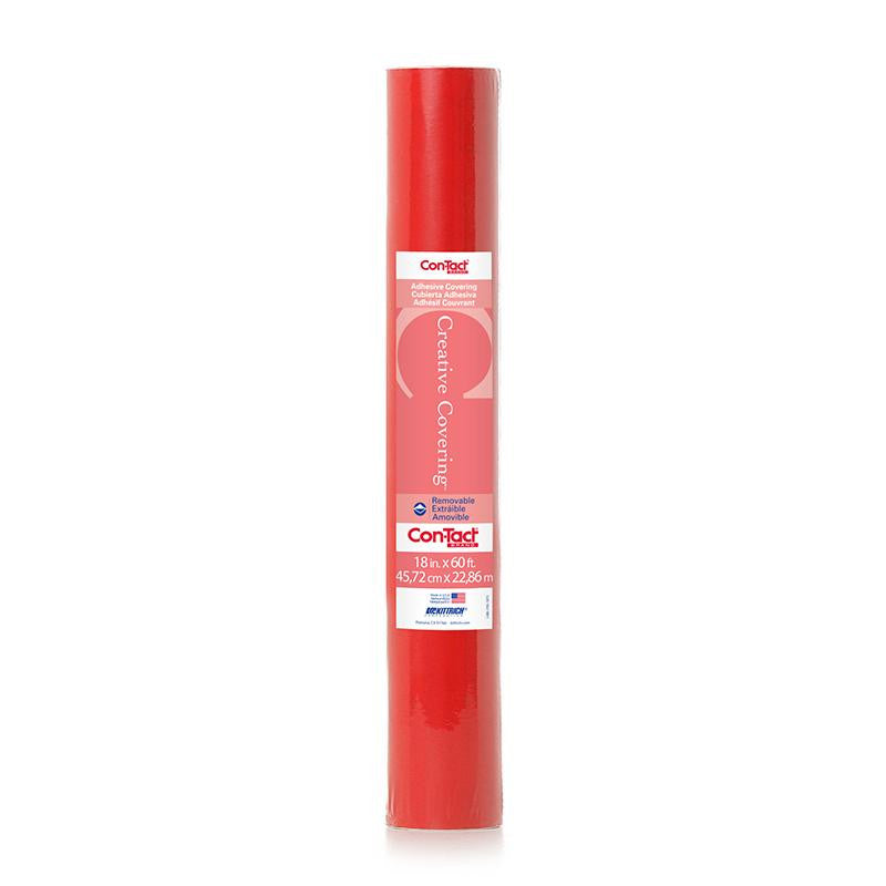 CONTACT ADHESIVE ROLL RED 18X60FT