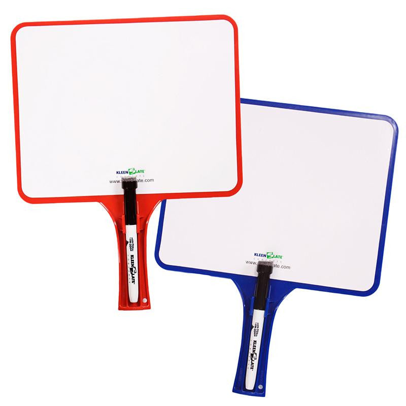 KLEENSLATE DRY ERASE PADDLES 2PK